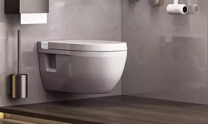 Bathroom Space Storage Towel Items Storage Rack Shampoo Bottle Mouthwash Cup Triple Shelf Wall Hooks Bathroom Accessories