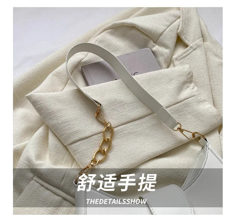 Trendy Pu Leather Shoulder Bag for Women Stylish Underarm Purse with Zipper Closure, Elegant Design Perfect for Everyday Use