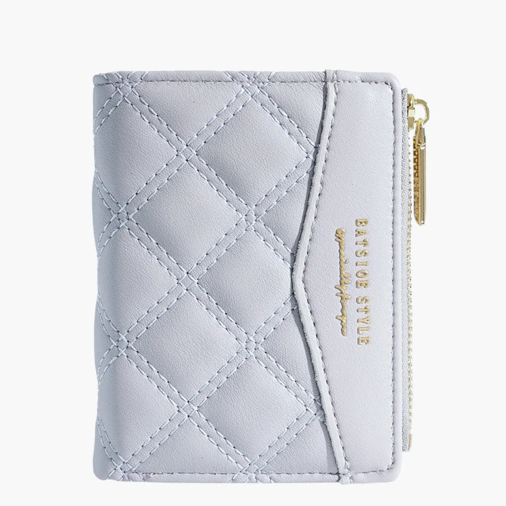 New Embroidered Wallet for Women Ladies Coin Purses PU Leather Zipper Credit Card Holder Clutch Money Bag Pocket