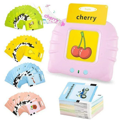 Kids Learn English Toys Early Intelligent Education Audio Electronic Book Flash Card Reading Machine For Toddlers Reading Gadget