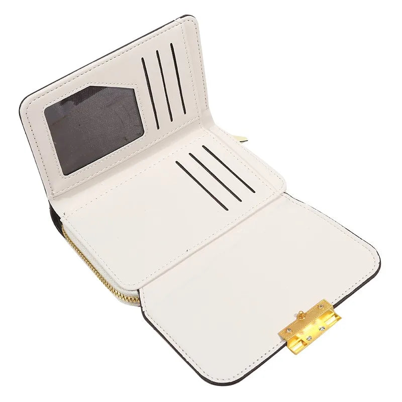 Women Wallets And Purses Vintage  PU Leather Wallet Female Clutch Purse Hasp Phone Bag Girls Card Bags