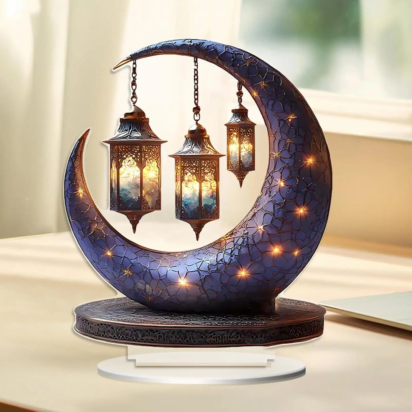 2D Acrylic Ornament Decors Crafts Gifts Artwork for Cabinet Living Room Bedroom