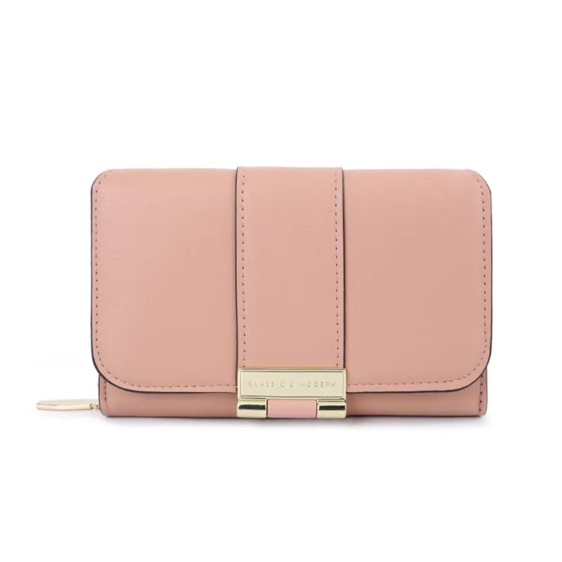 Women Wallets And Purses Vintage  PU Leather Wallet Female Clutch Purse Hasp Phone Bag Girls Card Bags