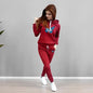 Women's 2 Piece Outfit Set Hoodie Joggers Tracksuit Casual Daily Fashion Autumn Winter Female Home Outdoor Comfort Warm Outfit