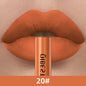 QIBEST 24 Colors Liquid Lipstick Ultra Matte Velvet Long Lasting Women Beauty Red Nonstick Cup Waterproof Lip Gloss Nude Makeup