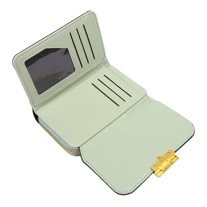 Women Wallets And Purses Vintage  PU Leather Wallet Female Clutch Purse Hasp Phone Bag Girls Card Bags