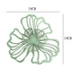 Wall Decoration Flower Metal Wall Art Decor Floral Wall Hanging Decor Wall Ornament for Living Room Kitchen Bathroom Hotel
