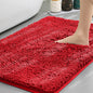 Bathroom mat chenille absorbent carpet bathroom bathtub room living room door bathroom absorbent pad
