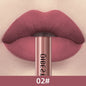 QIBEST 24 Colors Liquid Lipstick Ultra Matte Velvet Long Lasting Women Beauty Red Nonstick Cup Waterproof Lip Gloss Nude Makeup