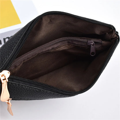 Women's Portable Fashion Wallet Pu Leather Hangbag Female Purses Coin Pocket Waterproof Phone For Ladies Bag