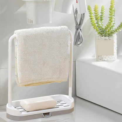 Kitchen Sink Storage Rack Dish Cloth Hanger Towel Organizer Holders Sponge Drain Shelf with Drain Tray household Gadgets