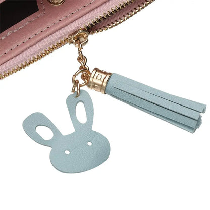 Women's Wallet PU Leather Women's Wallet Made of Leather Women Purses Card Holder Foldable Portable Lady Coin Purses