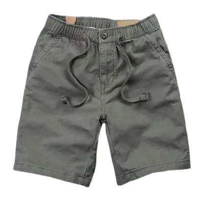 2023 Summer Shorts Men Cotton Solid Casual New High Quality Business Social Shorts Men Bermudas Loose Luxury Khaki Joggers