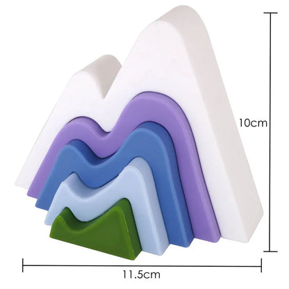 New Children's Toys Colorful Baby Learning Educational Building Blocks Stacking Toys For Kids Toddler Early Educational Toy