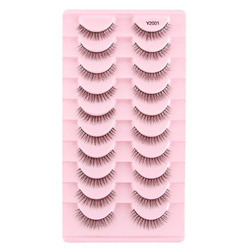 Fake Eyelashes 3/10 Pairs Natural Long 3D Mink Lashes Curly Eyelash Extension Makeup faux Cils Handmade False Lashes maquiagem