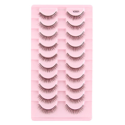 Fake Eyelashes 3/10 Pairs Natural Long 3D Mink Lashes Curly Eyelash Extension Makeup faux Cils Handmade False Lashes maquiagem