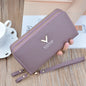 Pu Leather Women Wallets Women Purses Fashion Long Zipper Women's Wallet Money Coin Holder Female Long Purse Female Purse Zipper