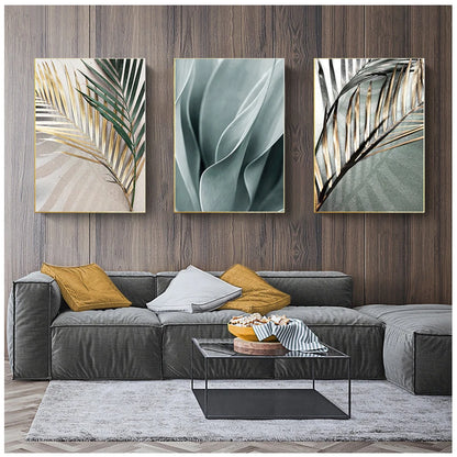 Wall Pictures For Living Room Home Decoration Palm Leaves Plant Art Canvas Painting Aloe Botanical s And Prints Modular