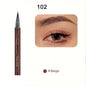 Ultra-fine ultra-fine eyebrow pencil waterproof professional sweat-proof liquid eyeliner Eyebrow dual-purpose durable makeup art