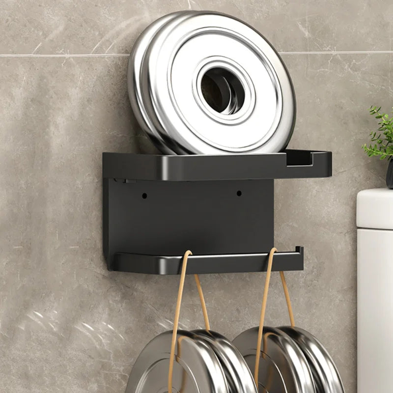 Bathroom Paper Holder Toilet Storage Rack Multi-functional Storage Rack Kitchen Towel Placement Bathroom Wall-mounted Storage