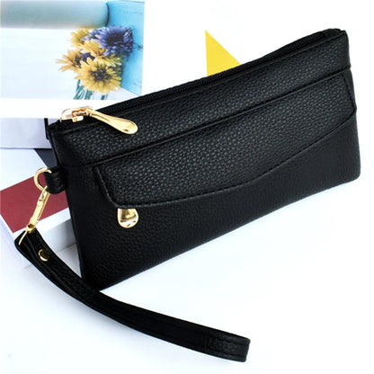Women's Portable Fashion Wallet Pu Leather Hangbag Female Purses Coin Pocket Waterproof Phone For Ladies Bag
