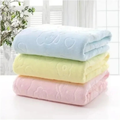 Embossed Towels Set  Quick Drying Towels Bath Towels Absorbent Soft and Comfortable Bathrobes Ultra-fine Fiber Towels Bathroom