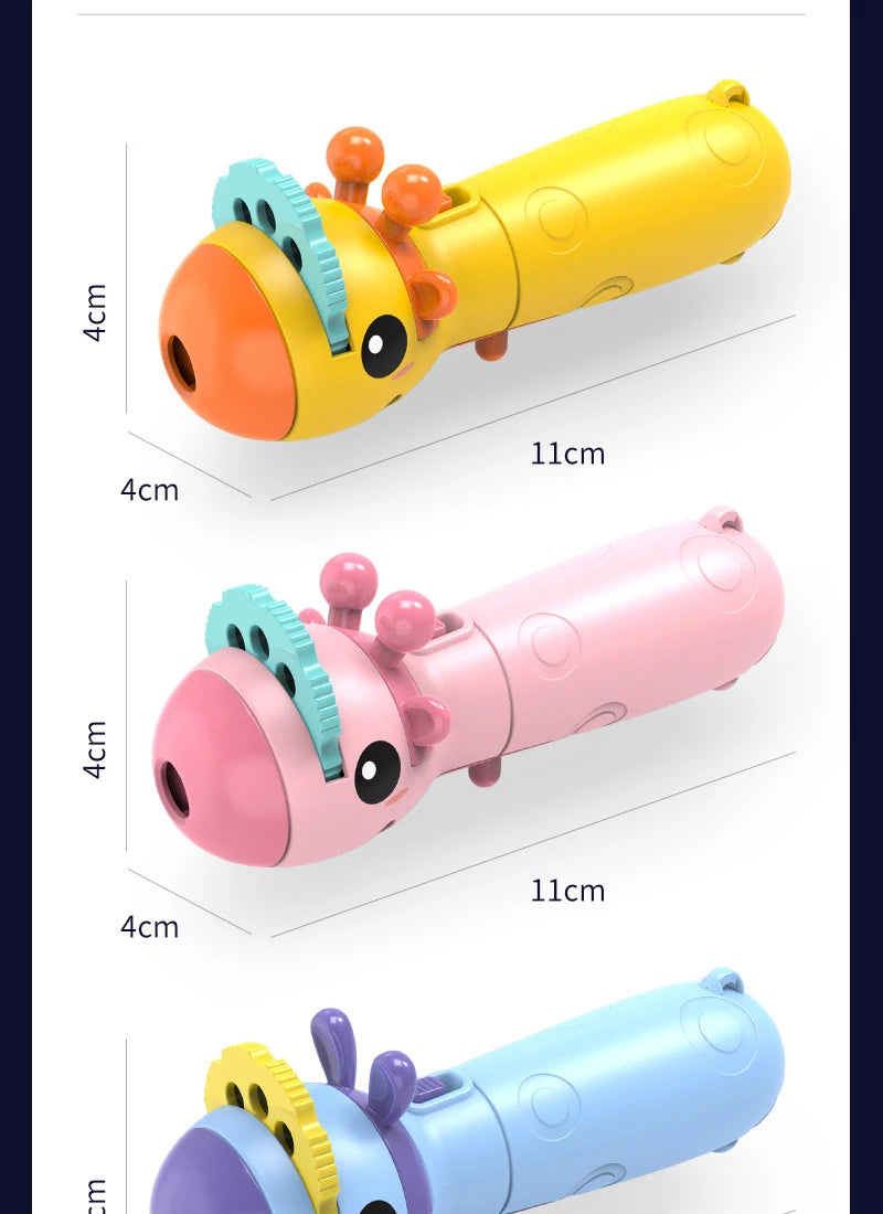 Kids Painting Board Toys Children LED Projector Art Painting Table Desk Arts Toy  Educational Learning Paint Tool Toy For Girl