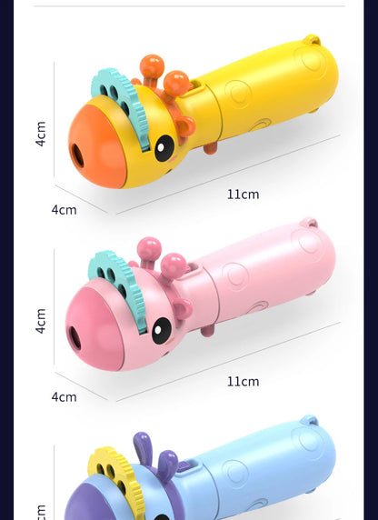 Kids Painting Board Toys Children LED Projector Art Painting Table Desk Arts Toy  Educational Learning Paint Tool Toy For Girl