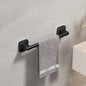 Bathroom Towel Holder White Without Drilling Bathroom Black Towel Rack Towel Bar Self-Adhesive Bathroom Towel Rack Towel Rail