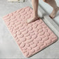 Bathroom Bath Mat An Ti Slip Quick Dry Absorbent Carpet in Wash Basin Bathtub Side Floor Rug Shower Room Doormat Memory Foam Pad
