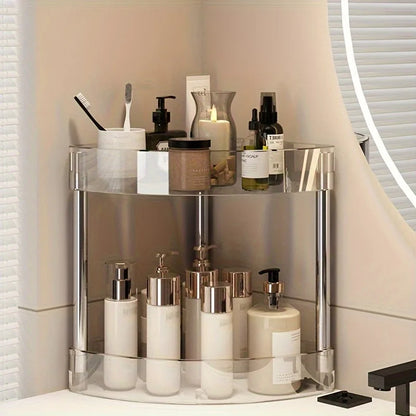 Shelf Trolley Bathroom Organizer Shelves Kitchen Home Large Capacity Storage Rack Acryl Cart Corner Cosmetic