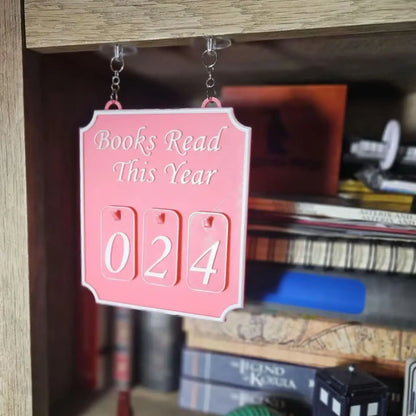 Hanging Bookshelf Counter bookish decor Reading record board Hanging bookshelf decoration Home Festival Decoration Gifts