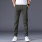 7 Colors Men's Classic Solid Color Summer Thin Casual Pants Business Fashion Stretch Cotton Slim Brand Trousers Male