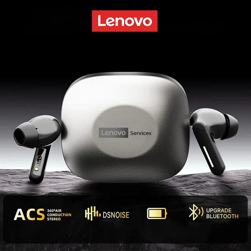 New Lenovo LE209 Wireless Bluetooth Earphone ANC Noise Reduction HiFi Music Bluetooth Headphone 30H Battery Life Gaming Headset