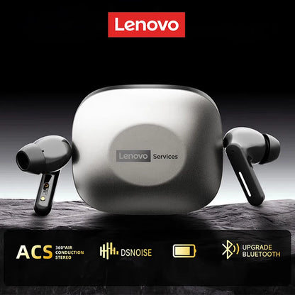 New Lenovo LE209 Wireless Bluetooth Earphone ANC Noise Reduction HiFi Music Bluetooth Headphone 30H Battery Life Gaming Headset