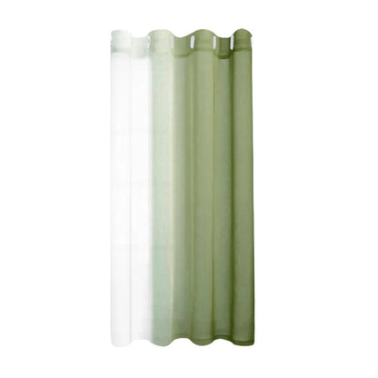 Blackout Curtains for Bedroom Faux Grommet Light Filtering Semi Sheer Gradient Window Curtain for Living Room Heat Blocking