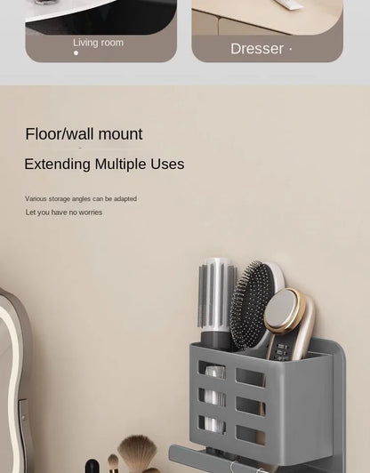 Bathroom Shelves Multifunctional Washbasin Storage Tube Toothbrush Razor Storage Rack Wall-mounted Bathroom Supplies