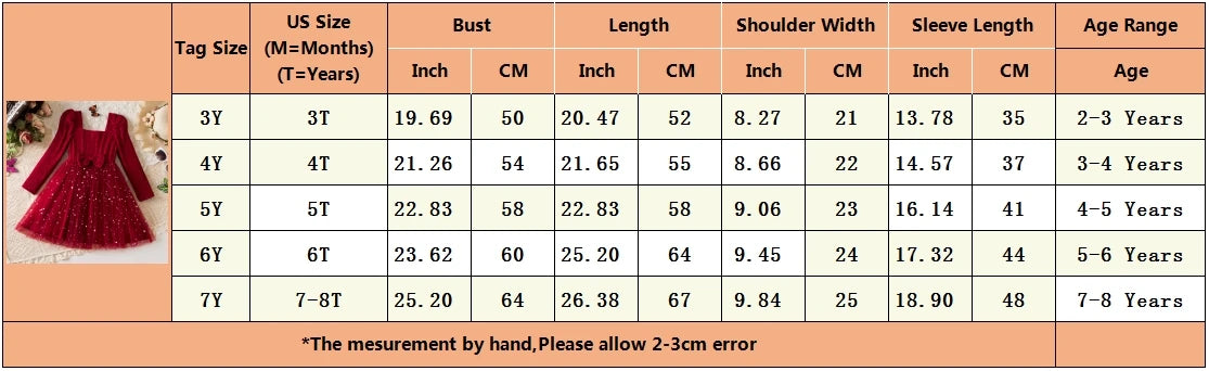 Elegant New Girl Embroidery Flower Girl Dresses for Wedding Autumn Winter Long Sleeve Princess Birthday Party Clothing 3-8Yrs