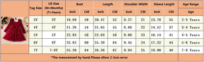 Elegant New Girl Embroidery Flower Girl Dresses for Wedding Autumn Winter Long Sleeve Princess Birthday Party Clothing 3-8Yrs