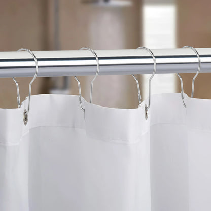 Curtain Hooks Set Silver Ring Curtain Hook Accessories Bathroom Gourd Shape Shower Hooks Multifunctional Hardware Fittings