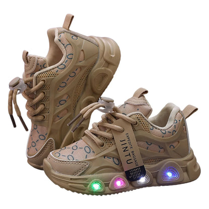 Kids Casual Shoes Led Light Up Shoes For Girls Toddler Walking Shoes Girls Kids Children Baby Casual Shoes кросівки дитячі