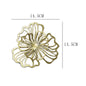 Wall Decoration Flower Metal Wall Art Decor Floral Wall Hanging Decor Wall Ornament for Living Room Kitchen Bathroom Hotel