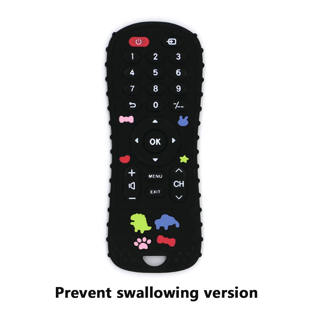 1PC Silicone Baby Toys TV Remote Control Shape Teether Toy BPA Free Silicone Teething Chewing Toy Sensory Baby Accessories