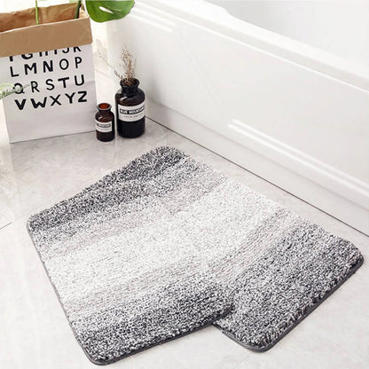 Bathroom Luxury Rugs Non-Slip Bath Rug Dirty Resistant Plush Carpet Toilet Bath Mat Extra Soft Absorbent Microfiber Bathroom Mat
