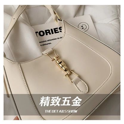 Top Quality Luxury Brand Purses and Handbags Designer Leather Shoulder Crossbody Bags for Women Dual Straps Underarm Sac A Main