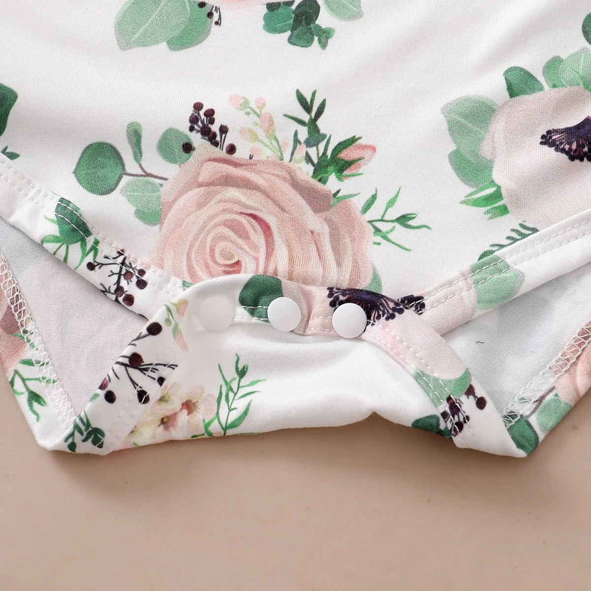 0-12 Months Newborn Baby Girl Clothes Set Flowers Print Long Sleeve Romper Top Suspender Skirt Spring&Autumn Lovely Outfit