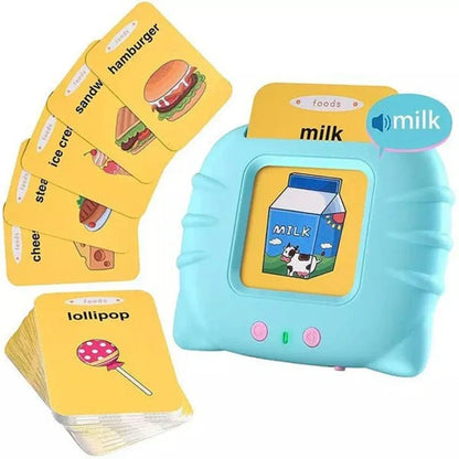 Kids Learn English Toys Early Intelligent Education Audio Electronic Book Flash Card Reading Machine For Toddlers Reading Gadget