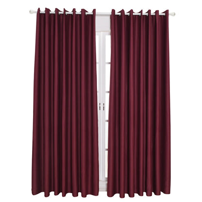 Textured Blackout Window Curtain Pair Thermal Insulated Linen Room Darkening Grommet Curtains Size 140245 Light Green Energy