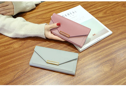 Multi-functional Wallet For Women Large Capacity PU Leather Women's Purses Long Hasp Cards Holder Ladies Money Coins Clutch Bag