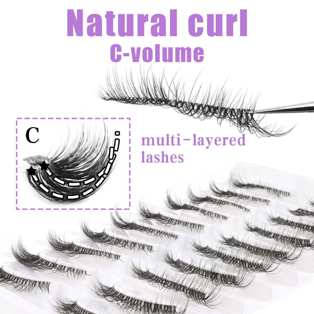 Fake Eyelashes 3/10 Pairs Natural Long 3D Mink Lashes Curly Eyelash Extension Makeup faux Cils Handmade False Lashes maquiagem